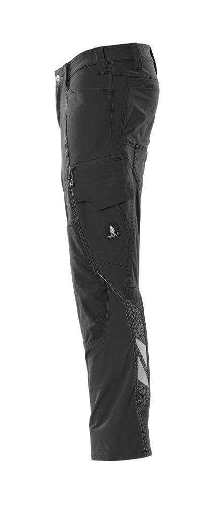 MASCOT® Accelerate Stretch werkbroek kniezakken – Zwart
