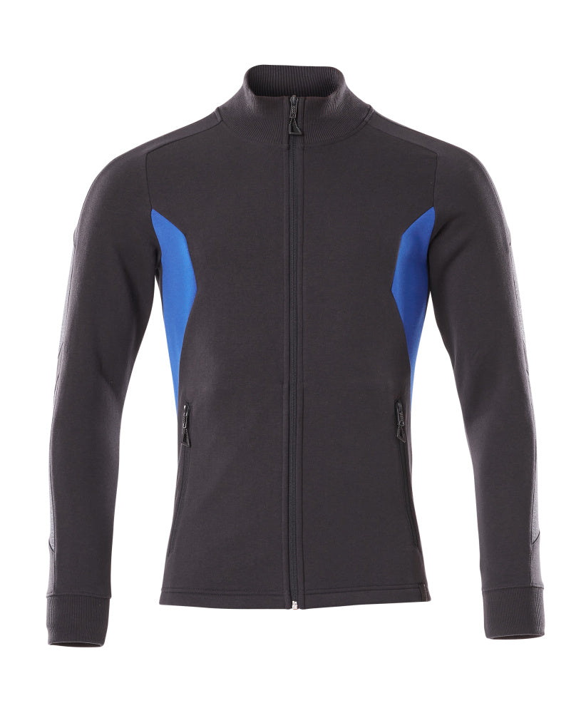 MASCOT® Accelerate Sweatshirt met rits – Donkermarine/Helder blauw
