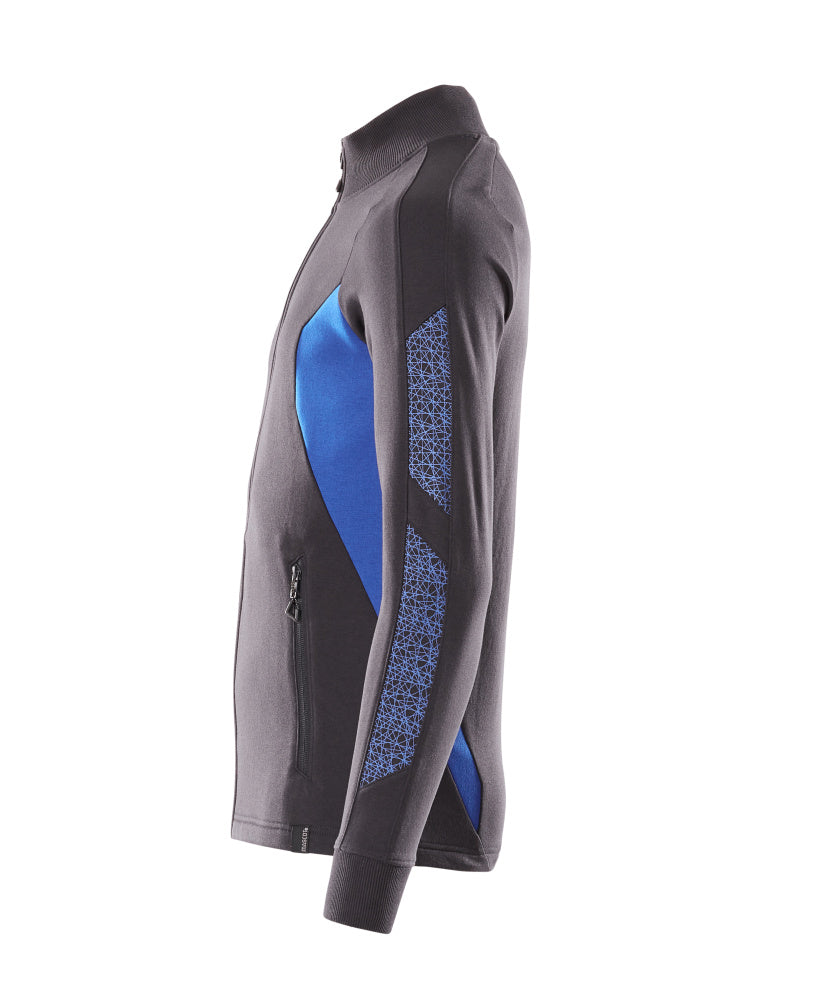 MASCOT® Accelerate Sweatshirt met rits – Donkermarine/Helder blauw