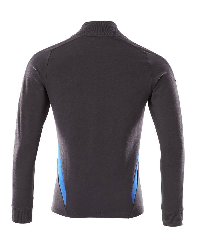 MASCOT® Accelerate Sweatshirt met rits – Donkermarine/Helder blauw