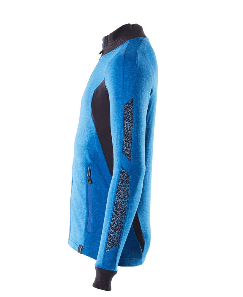 MASCOT® Accelerate Sweatshirt met rits – Helder blauw/Donkermarine
