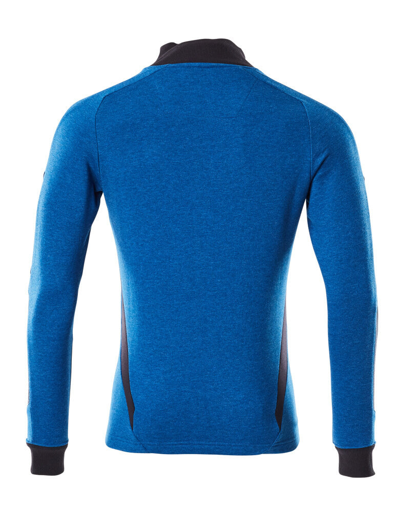 MASCOT® Accelerate Sweatshirt met rits – Helder blauw/Donkermarine
