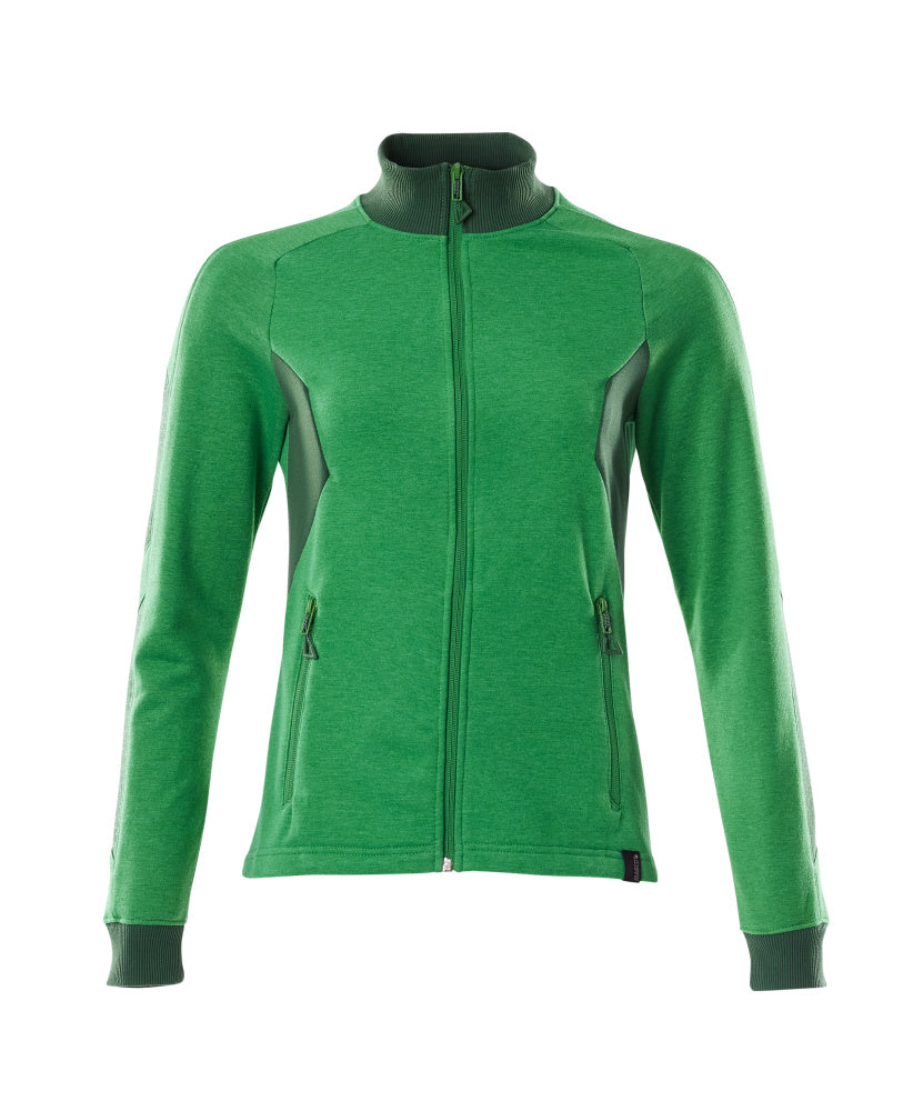 MASCOT® Accelerate Sweatshirt met rits dames – Helder groen/Groen