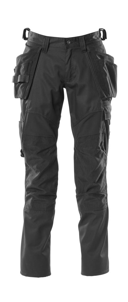 MASCOT® Accelerate Werkbroek met spijkerzakken – Zwart