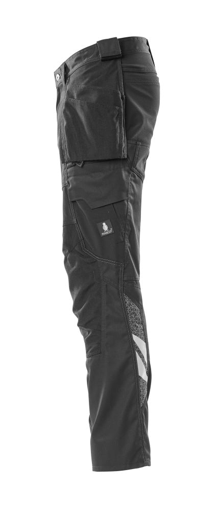 MASCOT® Accelerate Werkbroek met spijkerzakken – Zwart