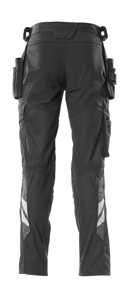 MASCOT® Accelerate Werkbroek met spijkerzakken – Zwart