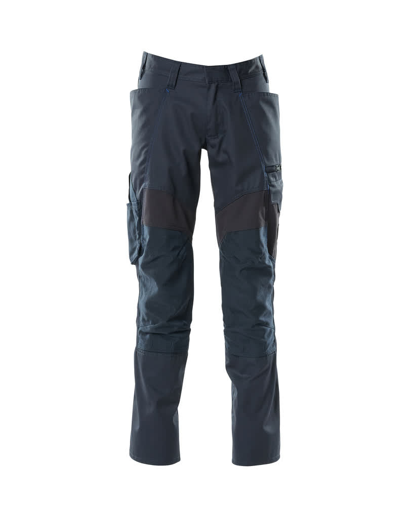 MASCOT® Accelerate Lichte stretchbroek met kniezakken – Donkermarine