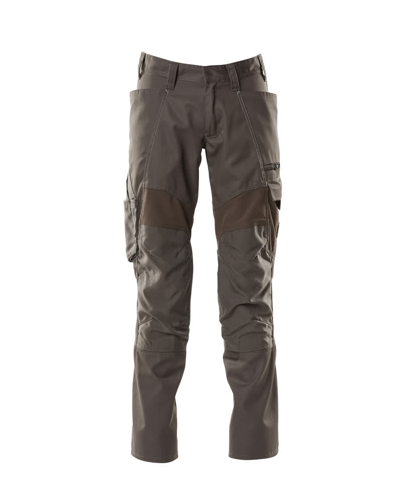 MASCOT® Accelerate Lichte stretchbroek met kniezakken – Donkerantraciet