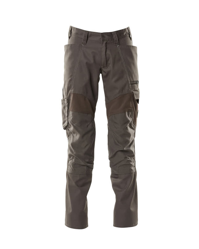 MASCOT® Accelerate Lichte stretchbroek met kniezakken – Donkerantraciet