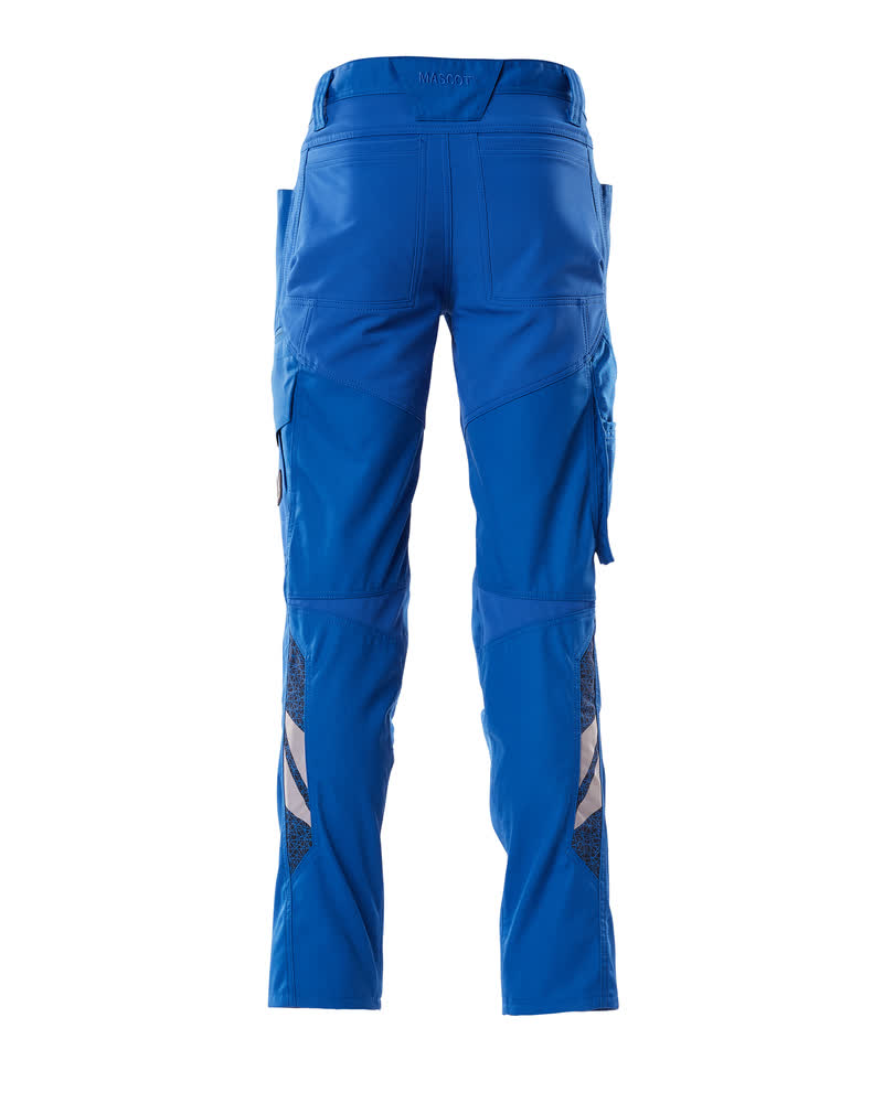 MASCOT® Accelerate Lichte stretchbroek met kniezakken – Helder blauw