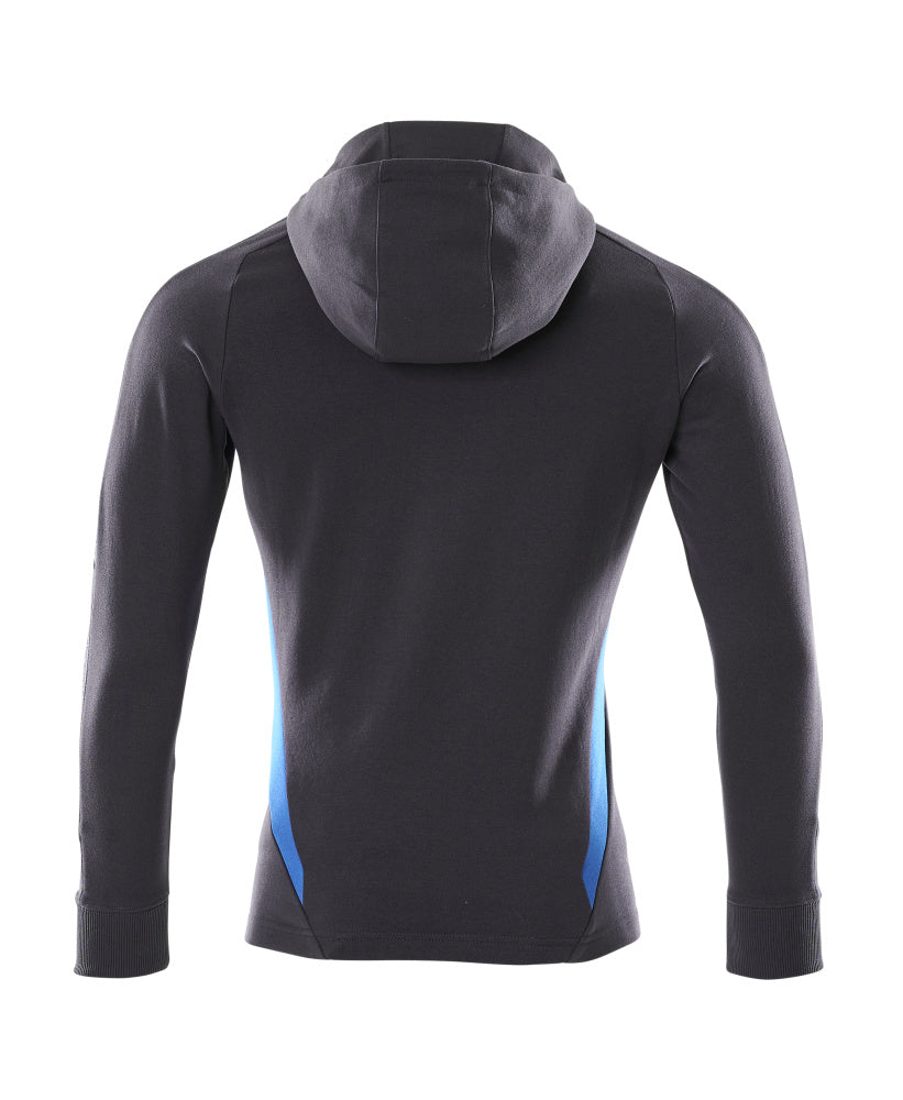 MASCOT® Accelerate Hoodie met rits – Donkermarine/Helder blauw