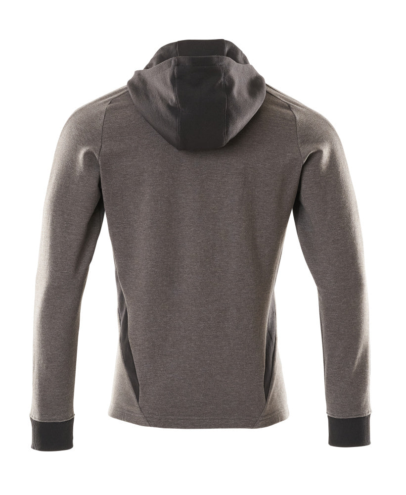 MASCOT® Accelerate Hoodie met rits – Donkerantraciet/Zwart