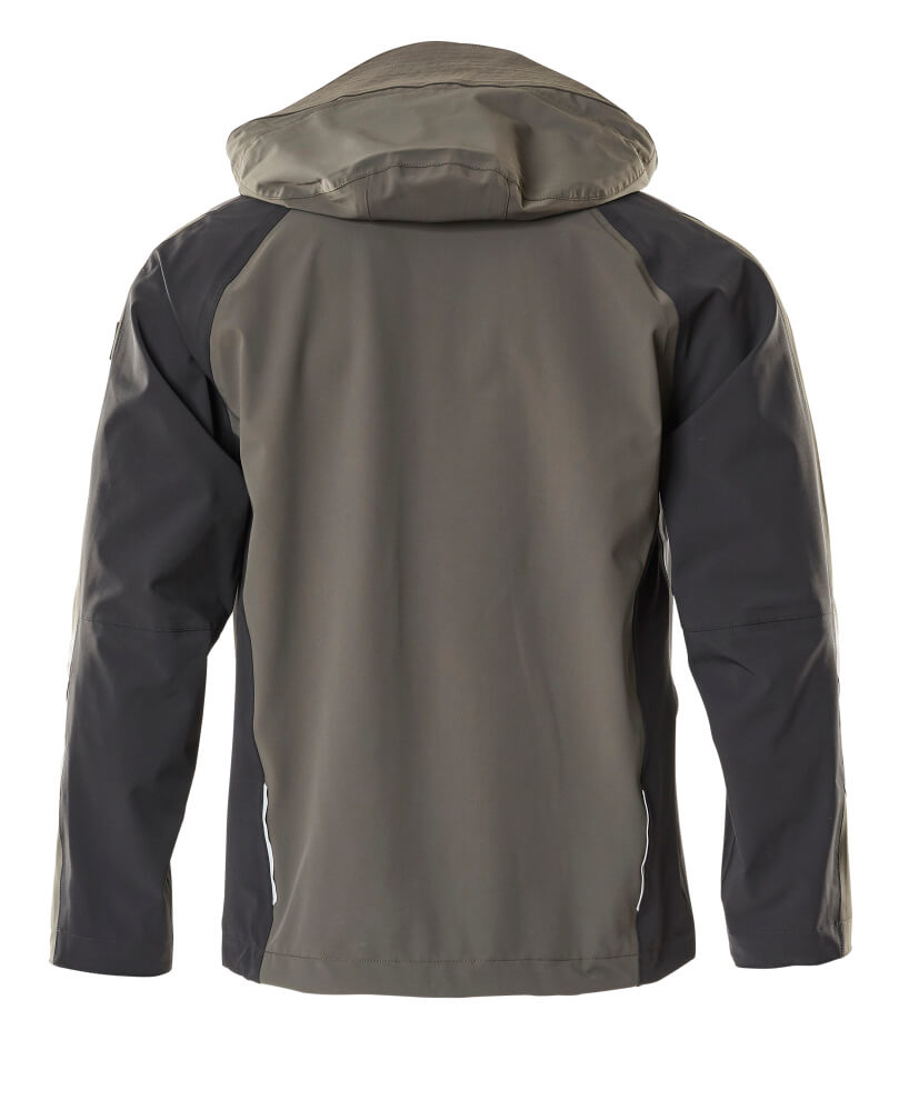 MASCOT® Unique Shell jas met stretch – Donkerantraciet/Zwart