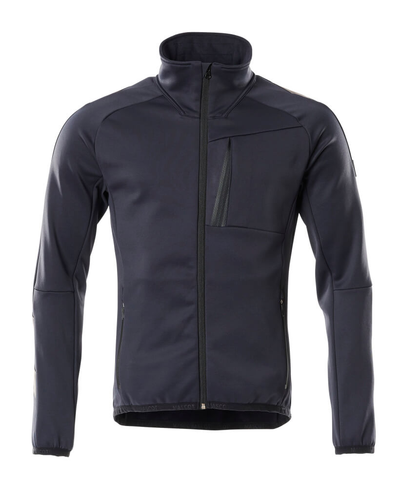 MASCOT® Unique Fleecetrui met rits – Donkermarine