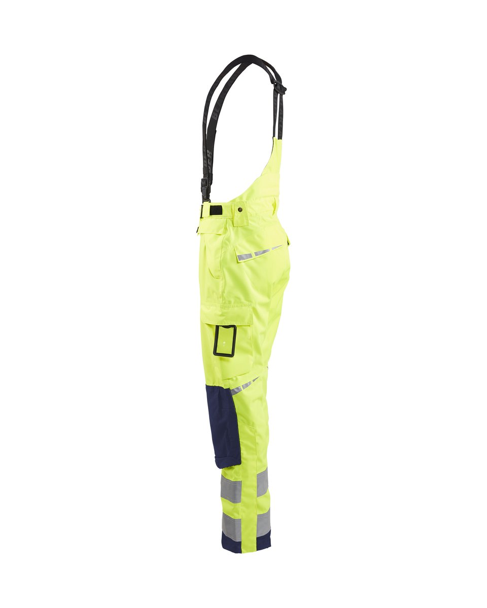 Blåkläder 1867 High Vis shell werkbroek - High Vis Geel/Marineblauw