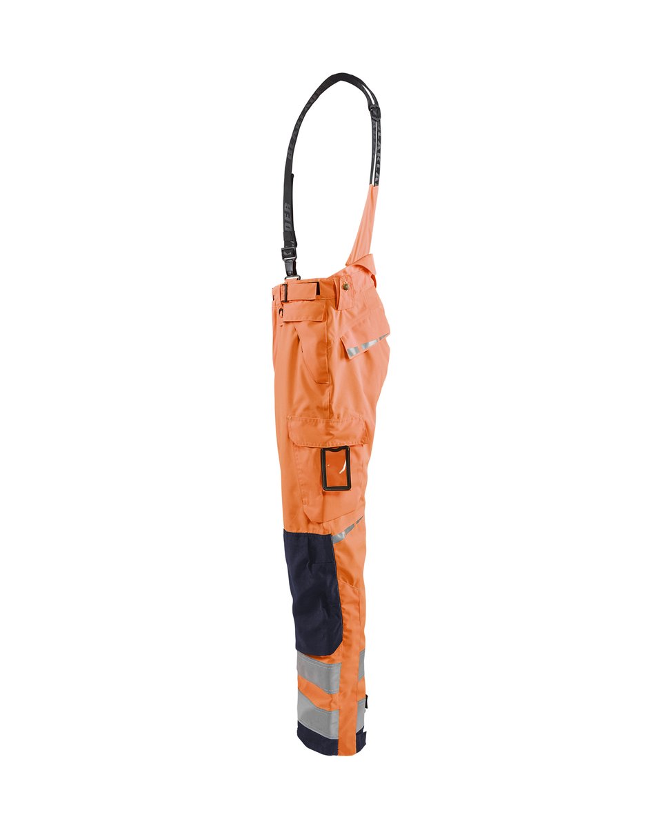 Blåkläder 1867 High Vis shell werkbroek - High Vis Oranje/Marineblauw