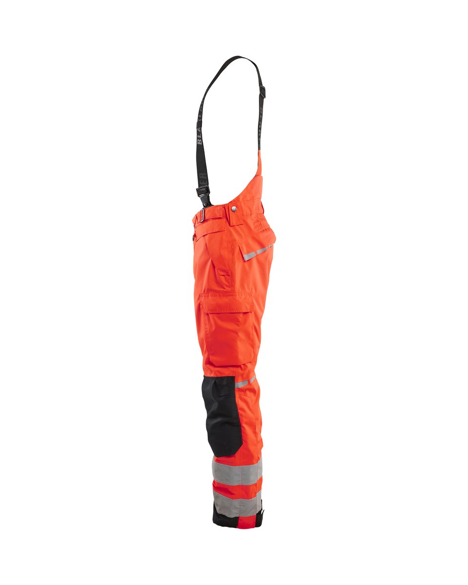 Blåkläder 1867 High Vis shell werkbroek - High Vis Rood/Zwart