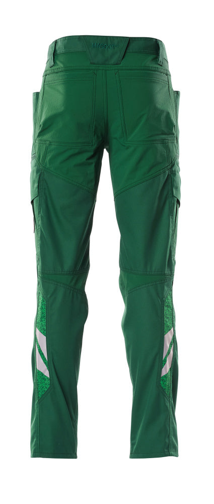 MASCOT® Accelerate Werkbroek met dijbeenzakken – Groen
