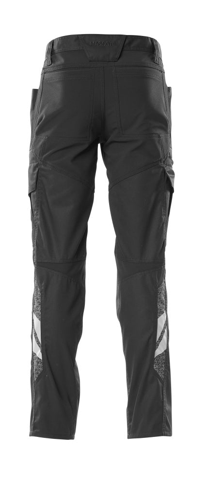 MASCOT® Accelerate Werkbroek met dijbeenzakken – Zwart