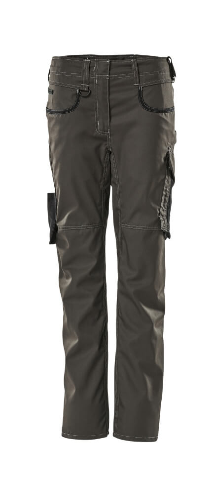MASCOT® Unique Werkbroek dames Pearl tweekleurig – Donkerantraciet/Zwart