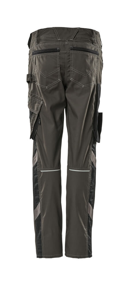 MASCOT® Unique Werkbroek dames Pearl tweekleurig – Donkerantraciet/Zwart