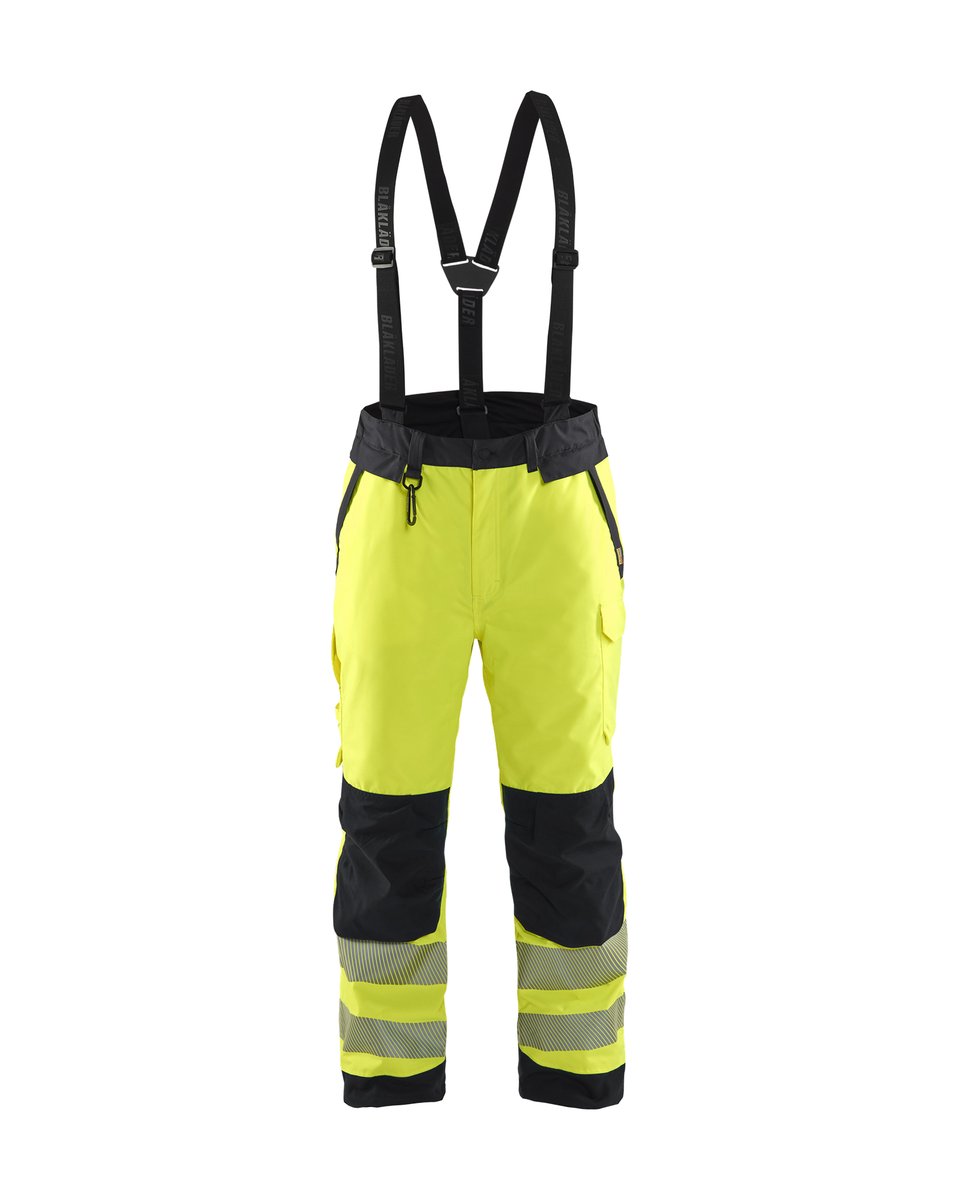 Blåkläder 1875 High Vis Winterwerkbroek - High Vis Geel/Zwart