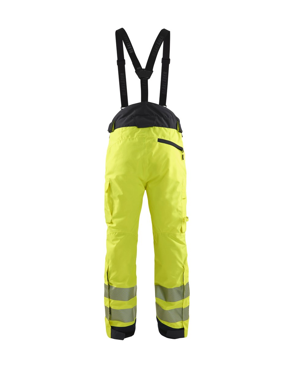 Blåkläder 1875 High Vis Winterwerkbroek - High Vis Geel/Zwart