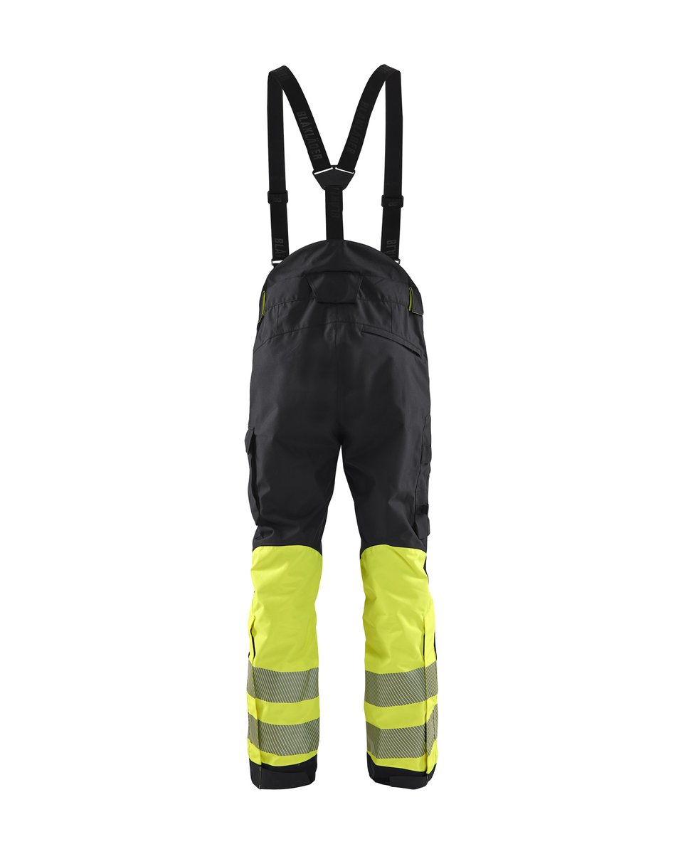 Blåkläder 1877 Shell werkbroek High Vis - Zwart/High Vis Geel