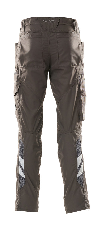 MASCOT® Accelerate Lichte werkbroek met dijbeenzak – Donkerantraciet