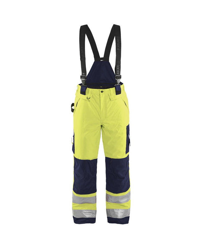 Blåkläder 1885 High Vis winterwerkbroek - High Vis Geel/Marineblauw