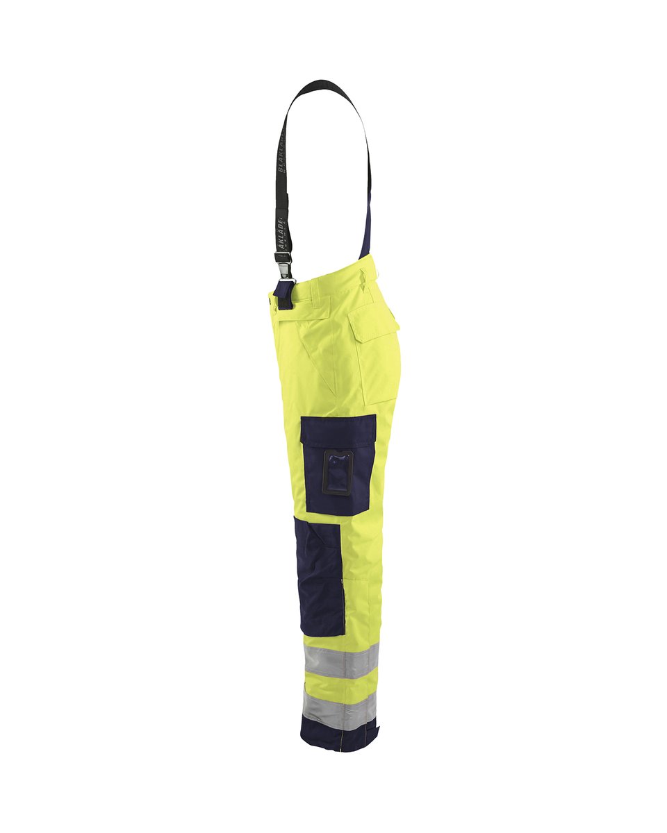 Blåkläder 1885 High Vis winterwerkbroek - High Vis Geel/Marineblauw
