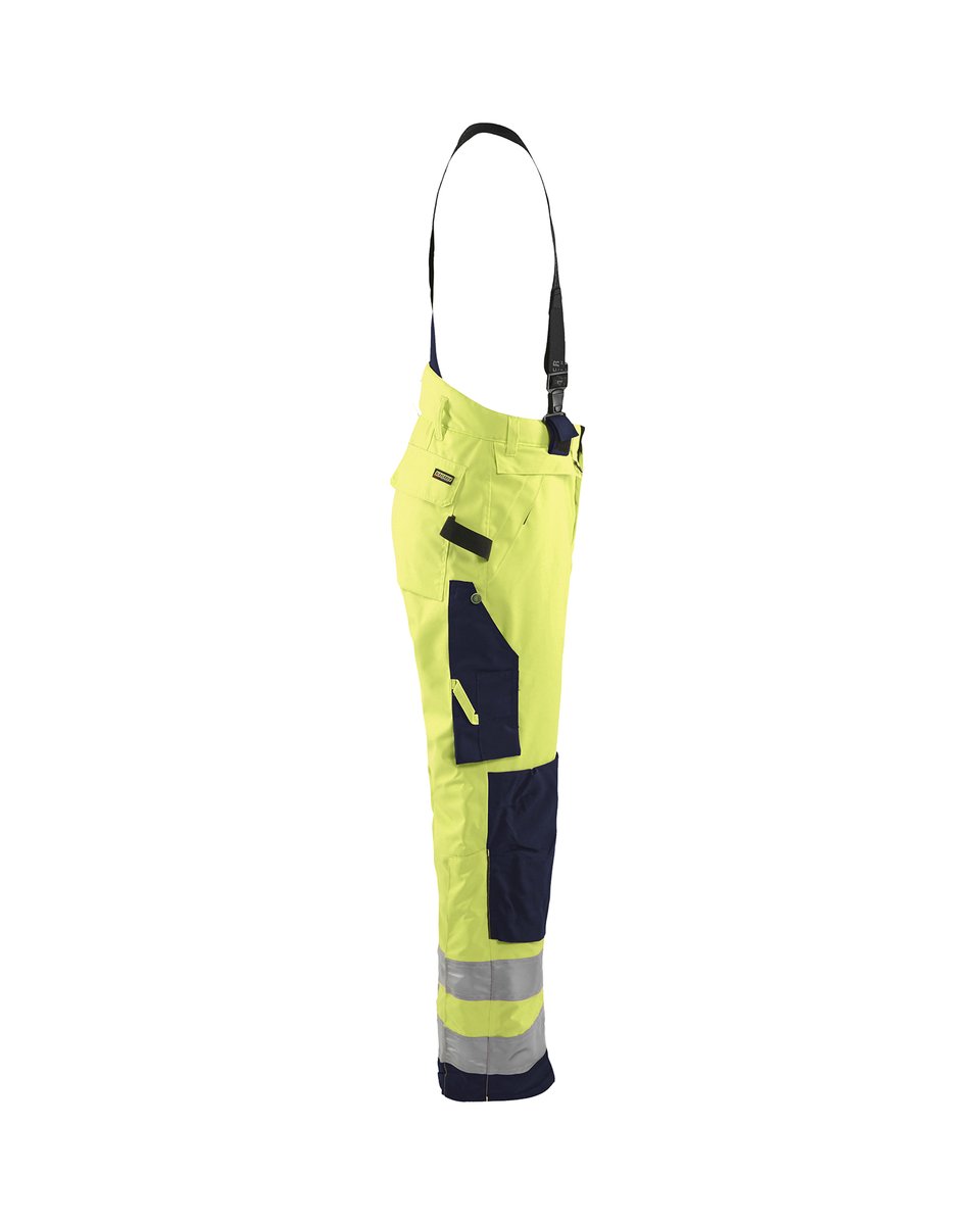 Blåkläder 1885 High Vis winterwerkbroek - High Vis Geel/Marineblauw
