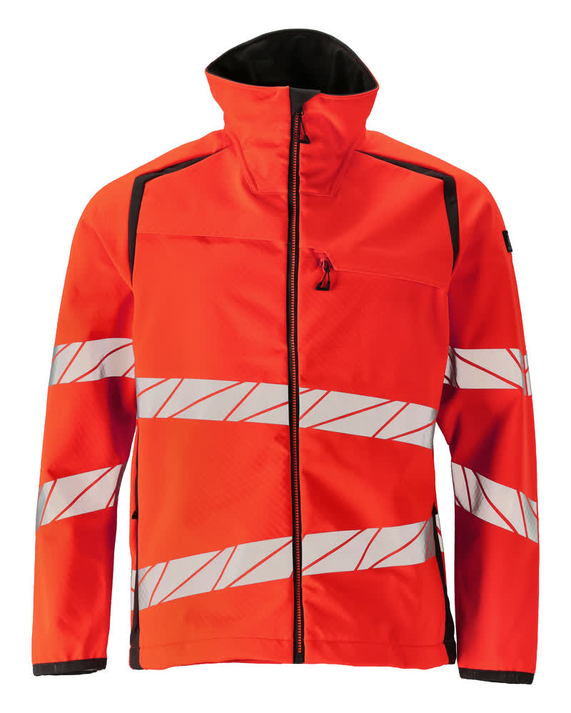 MASCOT® Accelerate Safe Softshell Jas 19002-143 – Hi-Vis Rood/Donkerantraciet
