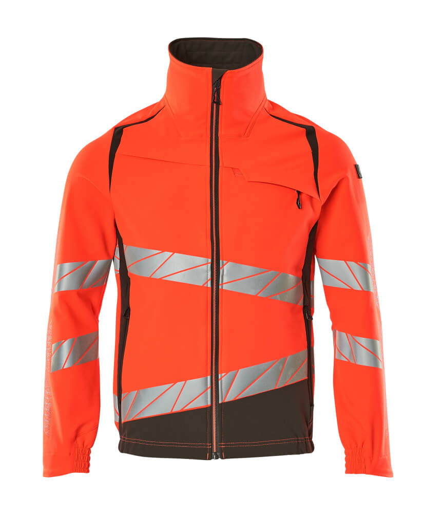 MASCOT® Accelerate Safe Werk Jas 19009-511 – Hi-Vis Rood/Donkerantraciet