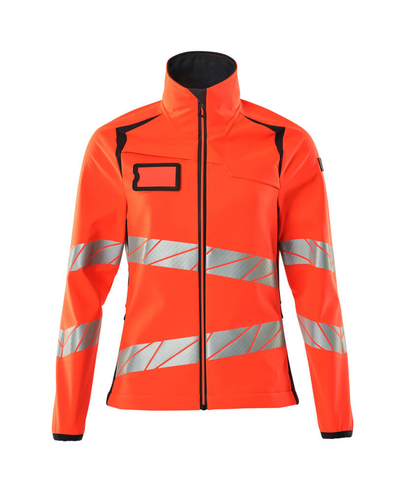 MASCOT® Accelerate Safe Softshell Jas Dames 19012-143 – Hi-Vis Rood/Donkermarine