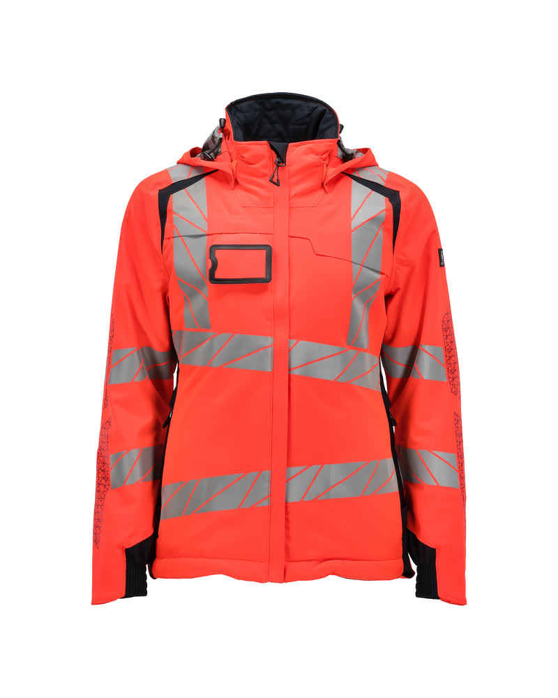 MASCOT® Accelerate Safe Winterjas Dames 19045-449 – Hi-Vis Rood/Donkermarine