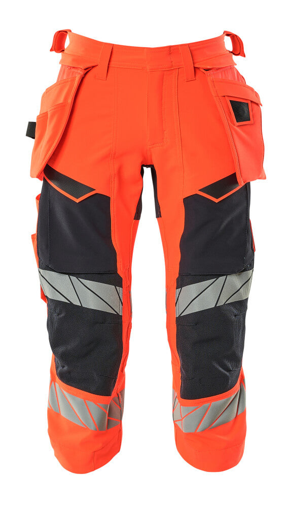 Accelerate Safe Dreiviertel-Arbeitshose mit Nageltaschen 19049-711