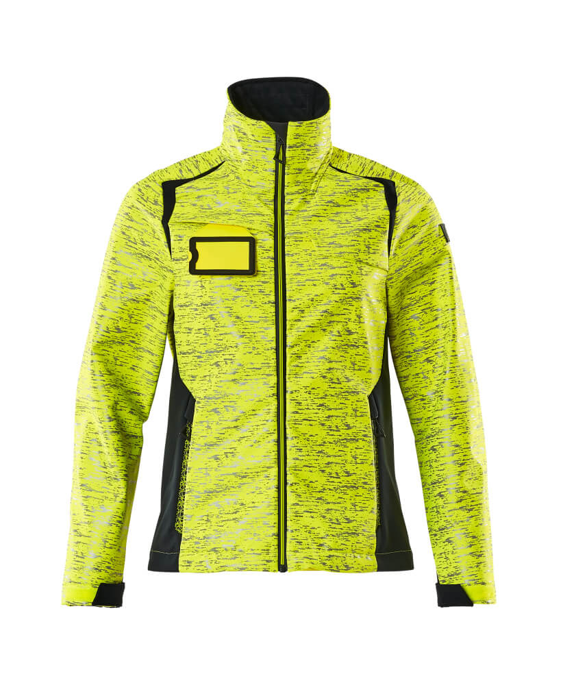 MASCOT® Accelerate Safe Softshell Jas Dames 19212-291 – Fluor Geel/Marine