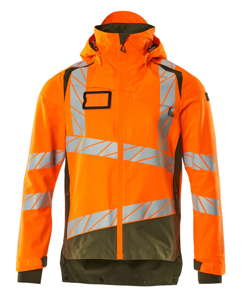 MASCOT® Accelerate Safe Shell Jas 19301-231 – Hi-Vis Oranje/Mosgroen