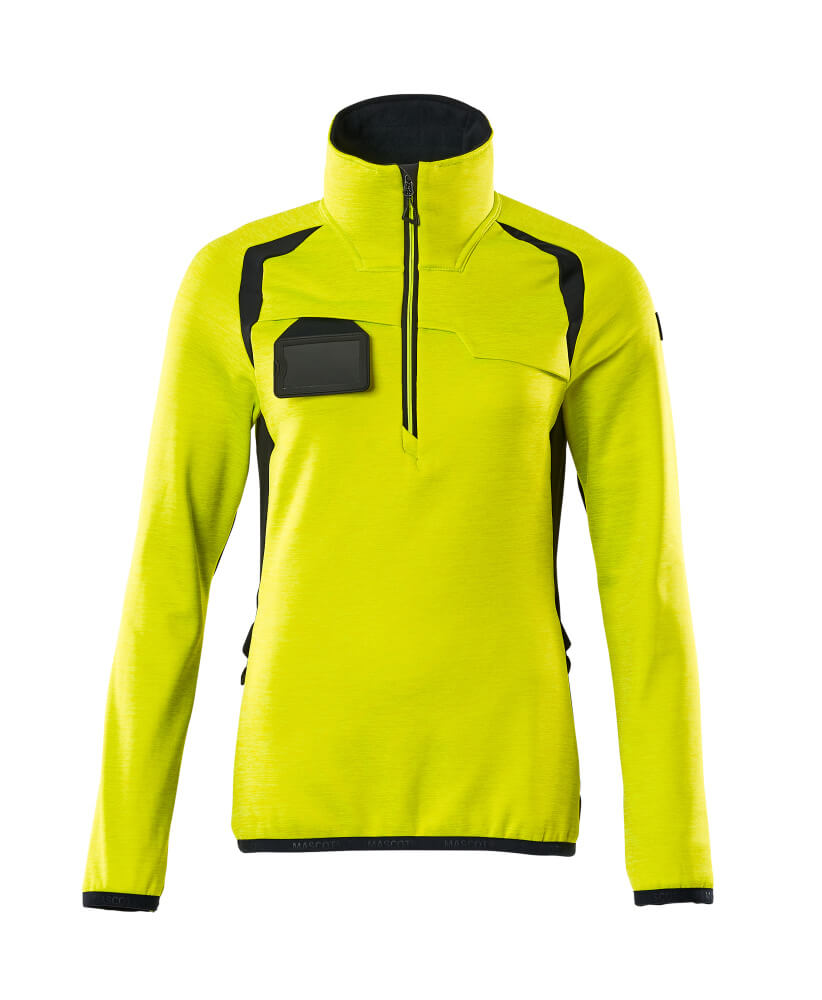 Accelerate Safe Fleece-Sweatshirt mit kurzem Reißverschluss für Damen 19353-316