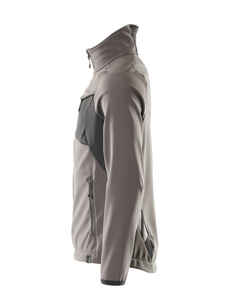 MASCOT® Accelerate Softshell jas – Donkerantraciet/Zwart