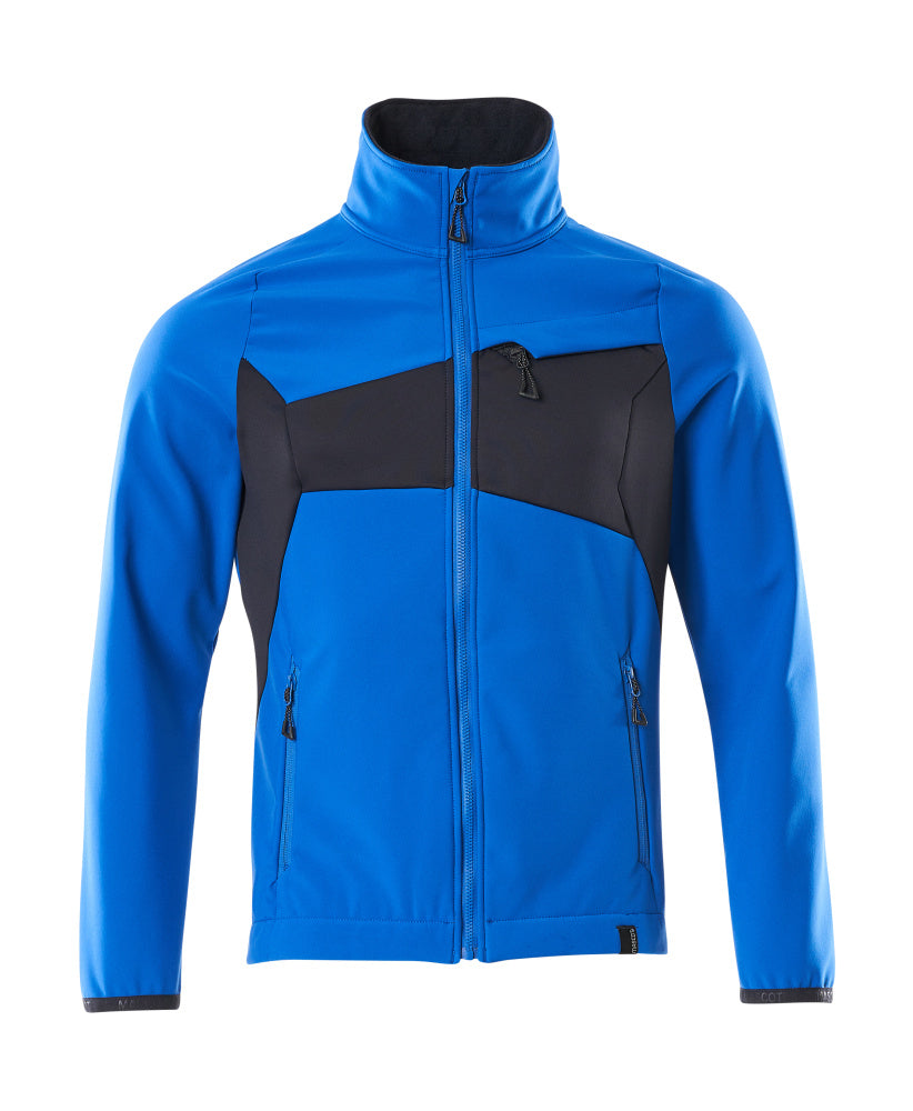 MASCOT® Accelerate Softshell jas – Helder blauw/Donkermarine