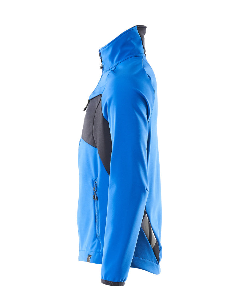 MASCOT® Accelerate Softshell jas – Helder blauw/Donkermarine