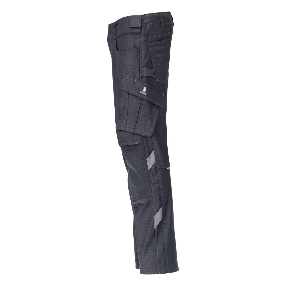 MASCOT® Unique Werkbroek met kniezakken – Donkermarine