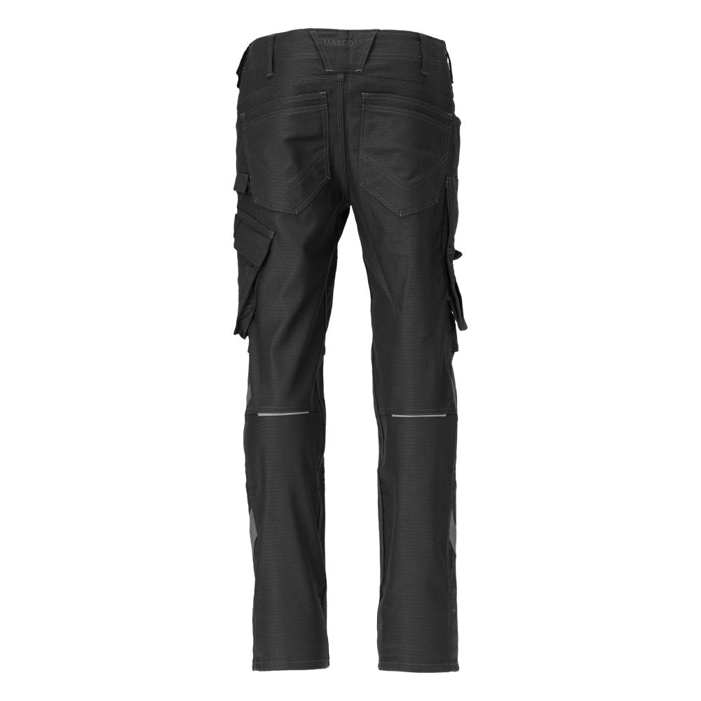 MASCOT® Unique Werkbroek met kniezakken – Zwart