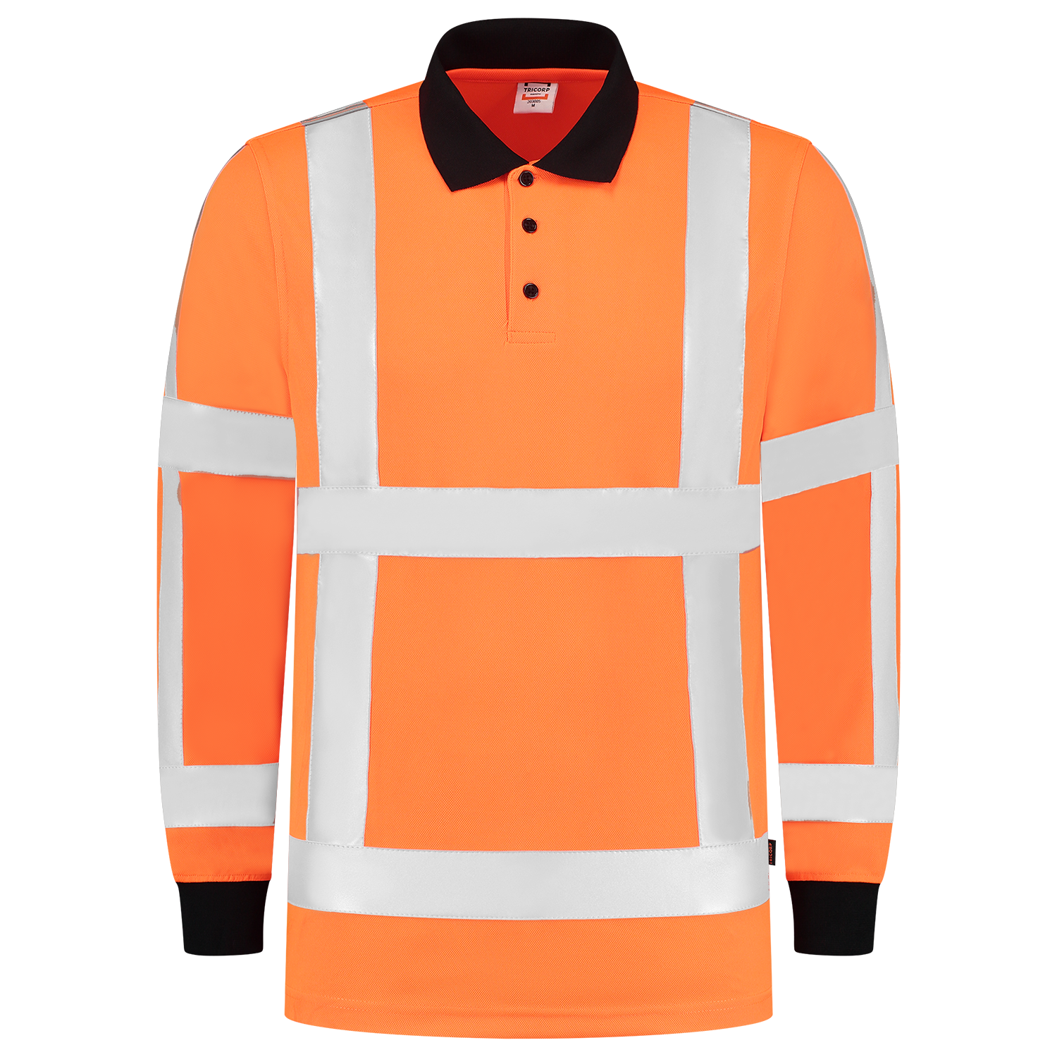 Poloshirt RWS Birdseye Lange Mouw - Fluororange XXL