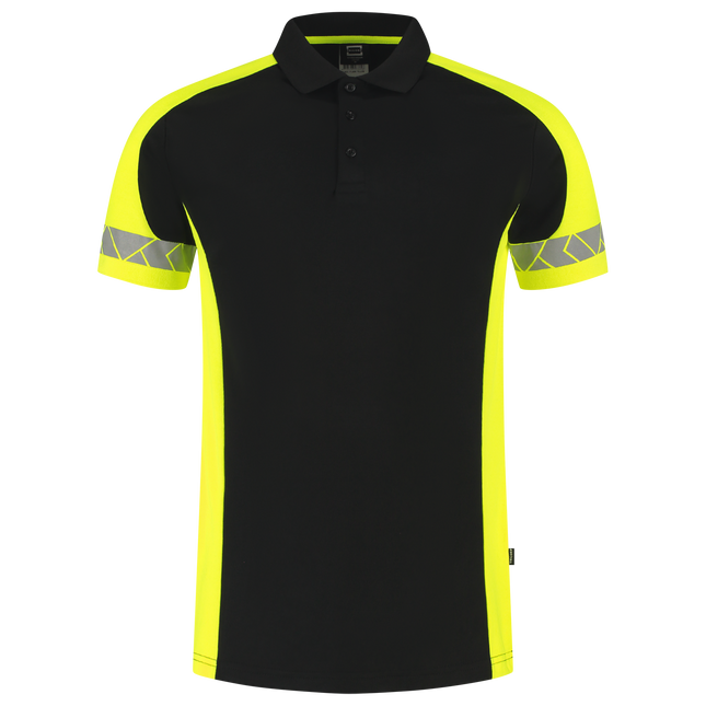 Poloshirt Reflective Redefined - BlackFluoryellow XXL