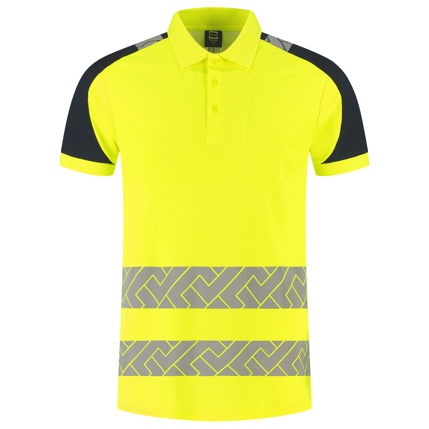 Poloshirt High Vis Redefined Industrieel Wasbaar - FluoryellowInk XXL