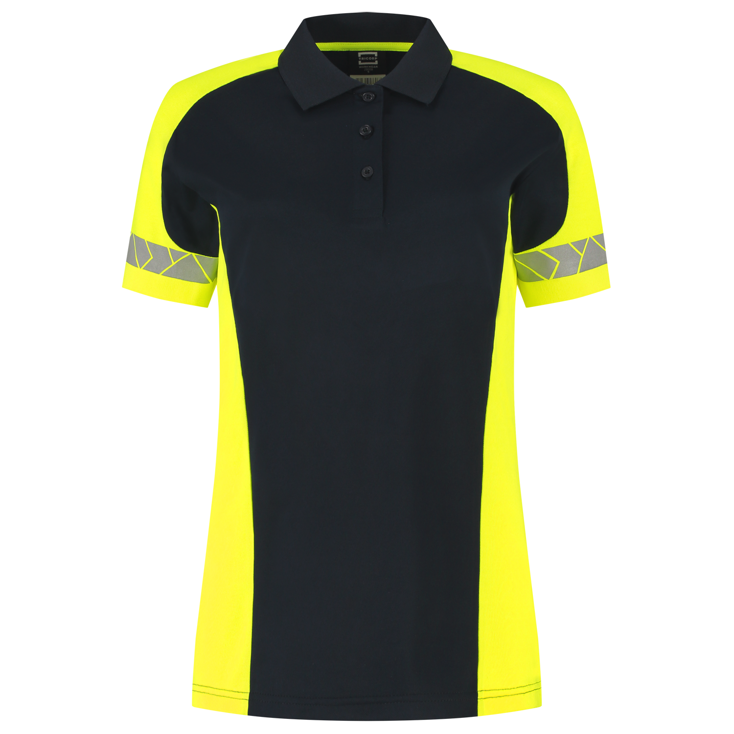 Poloshirt Reflective Redefined Dames - InkFluoryellow XXL