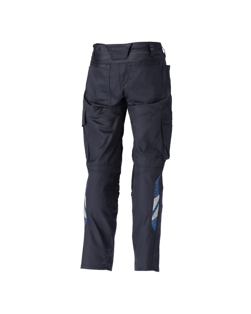 MASCOT® Accelerate Stretch werkbroek met kniezakken – Donkermarine